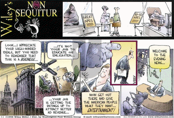 Non Sequitur on Sunday August 2, 1998 Comic Strip