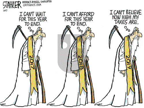 Jeff Stahler on Tuesday December 5, 2017 Comic Strip