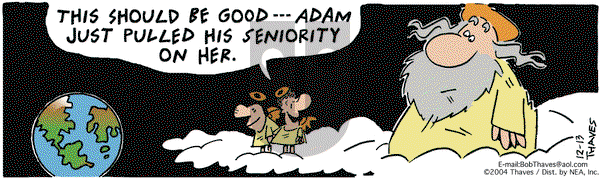 Frank and Ernest on Monday December 13, 2004 Comic Strip