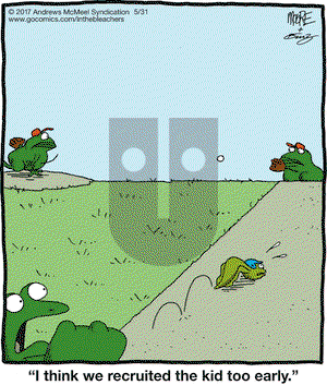 In the Bleachers - Wednesday May 31, 2017 Comic Strip