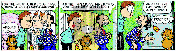 Garfield on Friday January 15, 1993 Comic Strip