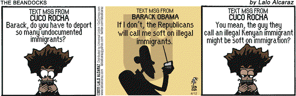 La Cucaracha on Tuesday April 12, 2011 Comic Strip