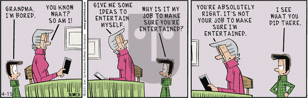 Grand Avenue on Tuesday April 15, 2025 Comic Strip