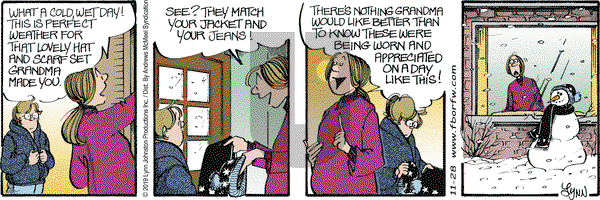 For Better or For Worse - Thursday November 28, 2019 Comic Strip