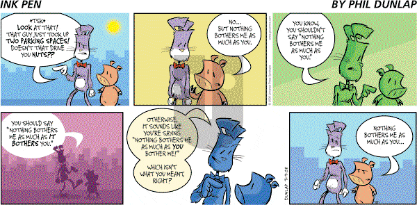 Ink Pen - Sunday March 9, 2008 Comic Strip
