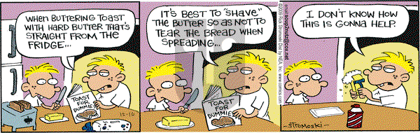 Soup to Nutz - Old on Wednesday December 16, 2009 Comic Strip