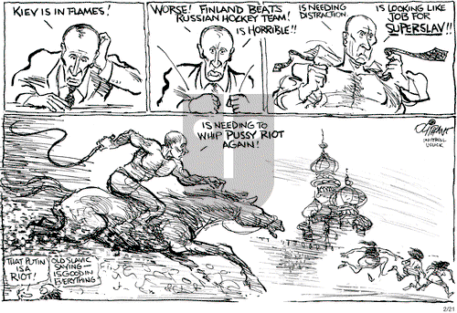 Pat Oliphant on Friday February 21, 2014 Comic Strip