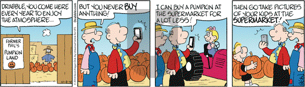 Drabble on Wednesday October 8, 2014 Comic Strip