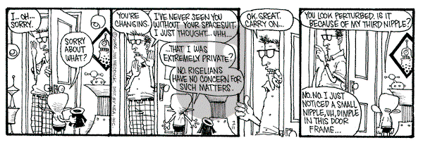Monty on Monday March 12, 2007 Comic Strip
