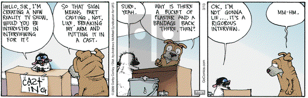 Get Fuzzy - Monday March 13, 2017 Comic Strip
