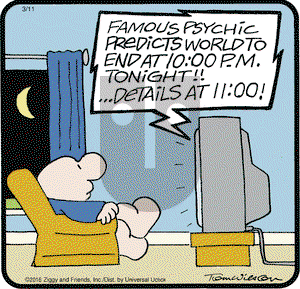 Ziggy on Friday March 11, 2016 Comic Strip
