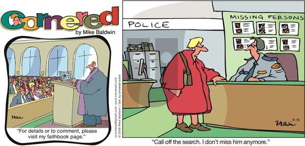 Cornered on Sunday September 18, 2016 Comic Strip
