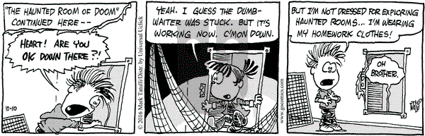 Heart of the City on Monday October 10, 2016 Comic Strip