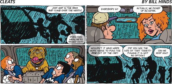 Cleats on Monday April 7, 2025 Comic Strip