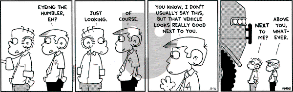 FoxTrot on Tuesday November 16, 2004 Comic Strip