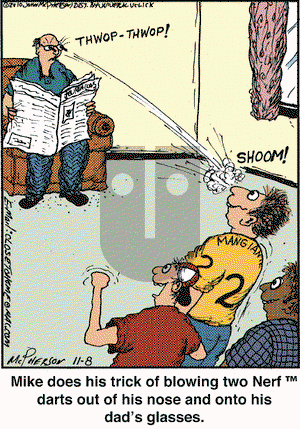 Close to Home on Monday November 8, 2010 Comic Strip