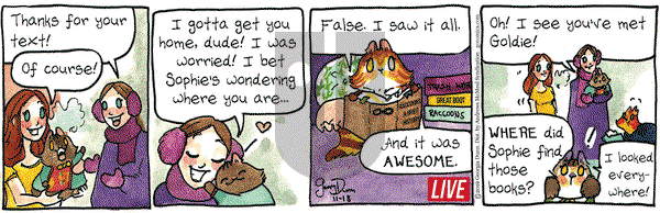 Breaking Cat News on Monday November 18, 2019 Comic Strip