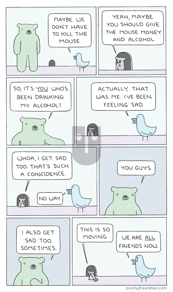 Poorly Drawn Lines on Friday March 23, 2018 Comic Strip