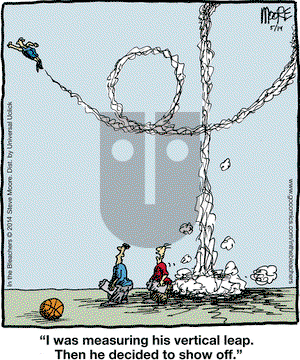 In the Bleachers on Wednesday May 14, 2014 Comic Strip