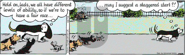 Fred Basset on Tuesday August 18, 2015 Comic Strip