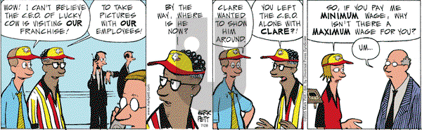 Lucky Cow on Thursday July 28, 2005 Comic Strip