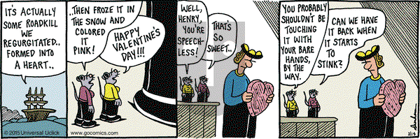 Overboard on Saturday February 14, 2015 Comic Strip