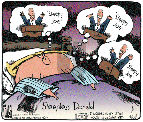 Tom Toles on Thursday March 5, 2020 Comic Strip