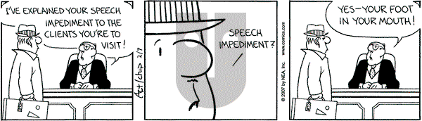 The Born Loser - Wednesday February 7, 2007 Comic Strip