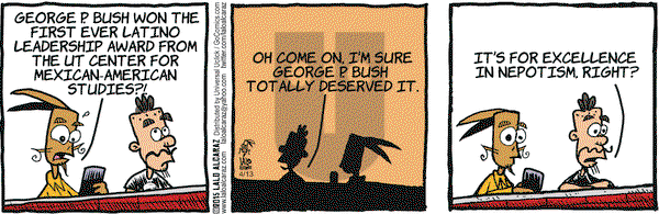 La Cucaracha on Monday April 13, 2015 Comic Strip