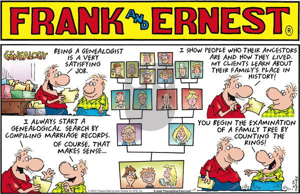 Frank and Ernest on Sunday June 24, 2012 Comic Strip