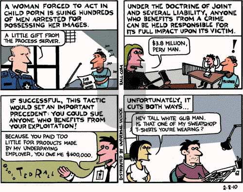 Ted Rall on Monday February 8, 2010 Comic Strip