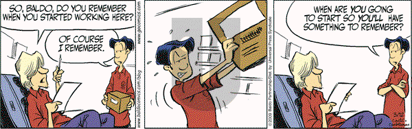 Baldo on Thursday March 12, 2009 Comic Strip