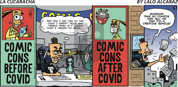 La Cucaracha on Sunday July 4, 2021 Comic Strip