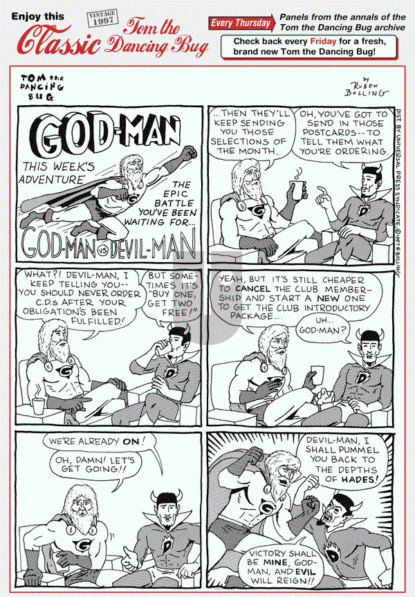 Tom the Dancing Bug on Thursday August 3, 2017 Comic Strip
