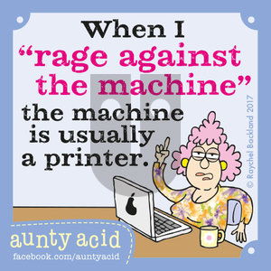 Aunty Acid on Monday March 6, 2017 Comic Strip