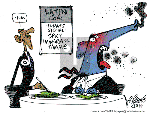 Henry Payne on Monday November 10, 2014 Comic Strip