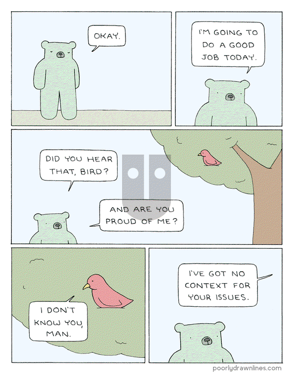 Poorly Drawn Lines on Friday November 29, 2019 Comic Strip
