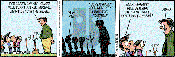 Grand Avenue on Wednesday April 22, 2009 Comic Strip