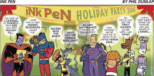 Ink Pen - Sunday December 25, 2005 Comic Strip