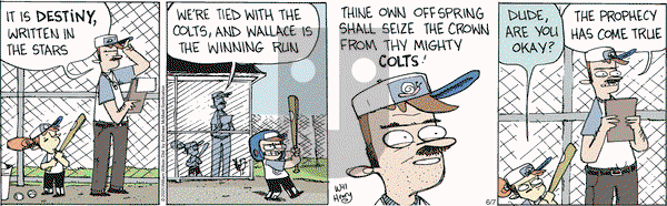 Wallace the Brave on Saturday June 7, 2025 Comic Strip