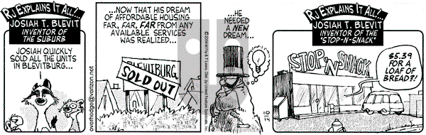 Over the Hedge on Thursday October 14, 2004 Comic Strip
