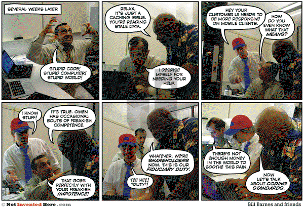 Not Invented Here on Monday September 13, 2021 Comic Strip