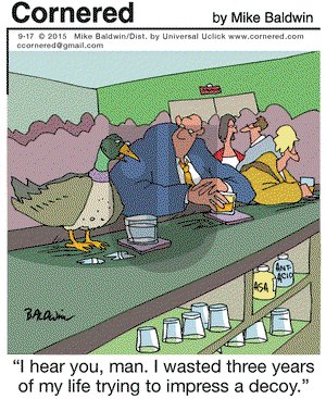 Cornered on Thursday September 17, 2015 Comic Strip