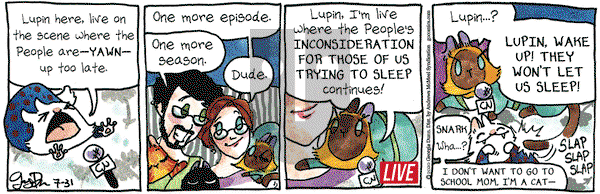 Breaking Cat News on Friday July 31, 2020 Comic Strip