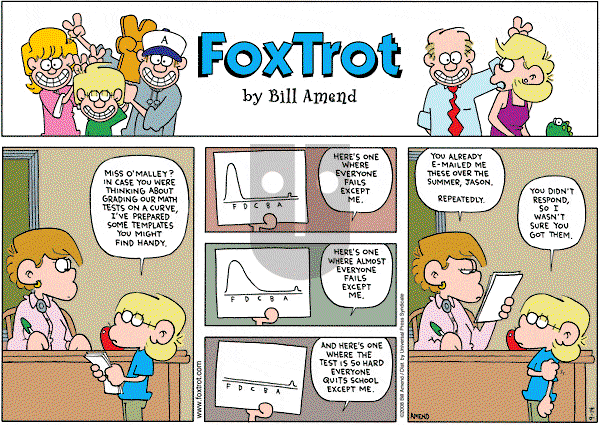 FoxTrot on Sunday September 14, 2008 Comic Strip