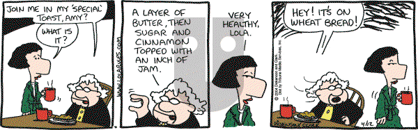 Lola on Monday April 12, 2004 Comic Strip