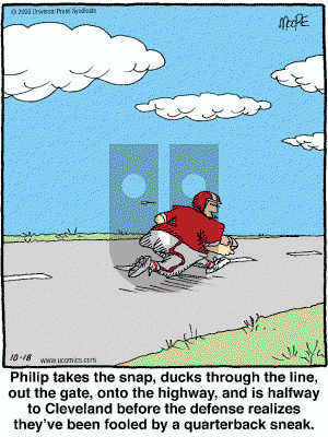 In the Bleachers - Saturday October 18, 2003 Comic Strip