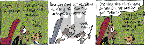 The Knight Life on Friday December 12, 2014 Comic Strip