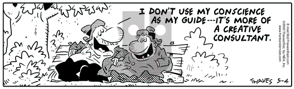 Frank and Ernest on Thursday May 4, 2000 Comic Strip
