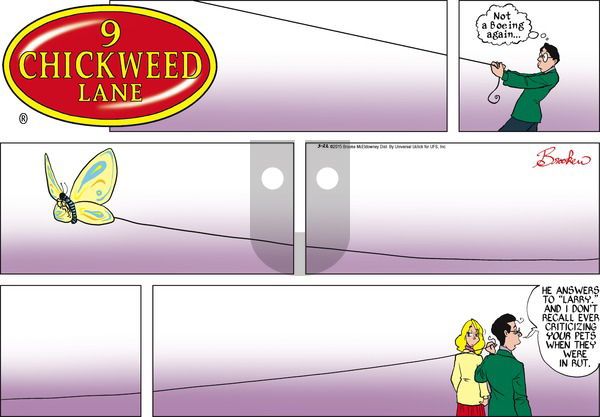 9 Chickweed Lane on Sunday March 22, 2015 Comic Strip